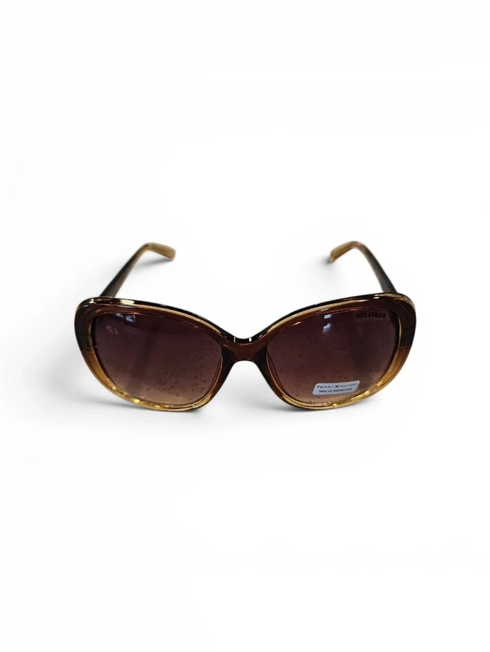 Tommy Hilfiger Women's Brown Gradient Oversized Sunglasses, New! - Picture 3 of 6
